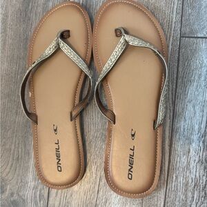 O'Neill Women's Brown and Tan Sandals